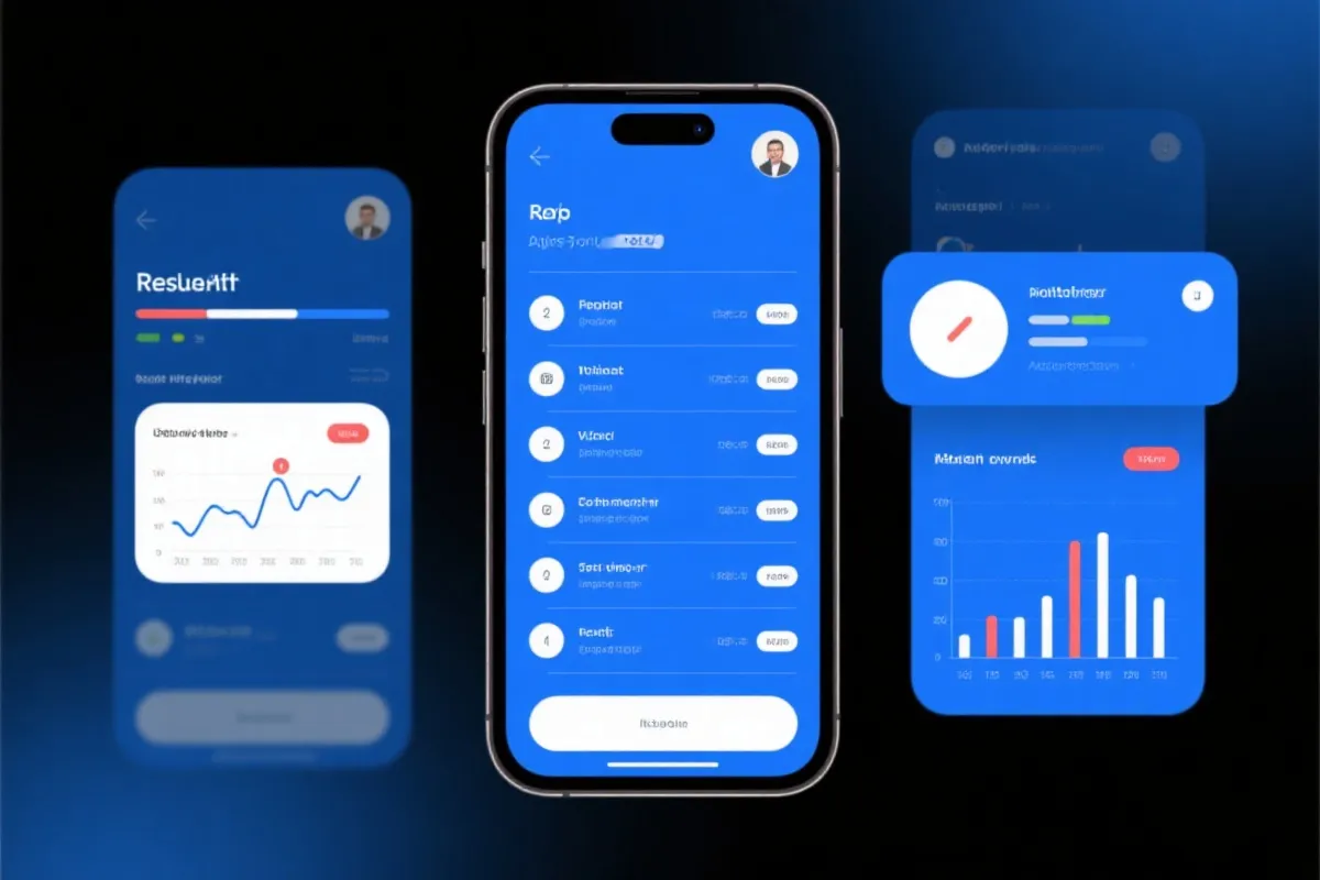 APP 截图 - 极速赛车开奖移动端界面
